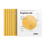 BRIGHTEN ME greito poveikio skaistinanti veido kaukė su vitaminu C, 5vnt
