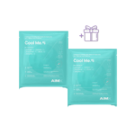 COOL ME intensyviai regeneruojanti ir drėkinanti lakštinė kaukė su vėsinančiu ir raminančiu poveikiu, 1+1 DOVANŲ