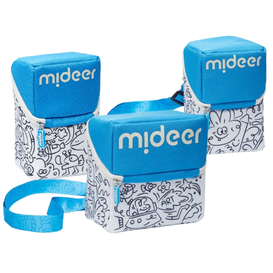 Akriliniai markeriai apvaliu antgaliu spalvinimo dėkle