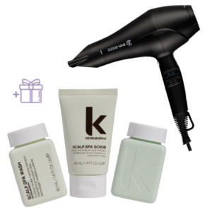 AIRSHOT plaukų džiovintuvas + 3 DOVANOS galvos odos priežiūrai