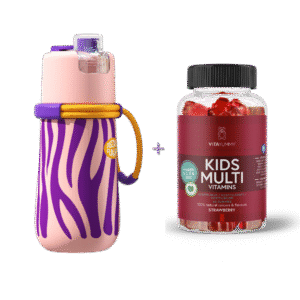 Gertuvė 2in1 su vandens dulksna + Multivitaminai vaikams