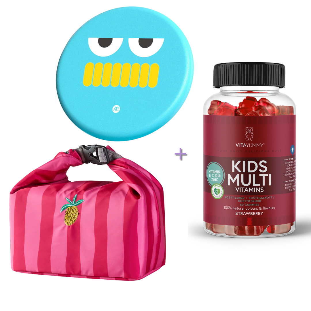 Daugiafunkcinis termo krepšys + Minkštas skraidantis diskas + Multivitaminai vaikams - Image 2