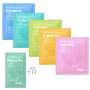 Greito poveikio lakštinių veido kaukių rinkinys + Paakių kaukė DOVANŲ 🎀