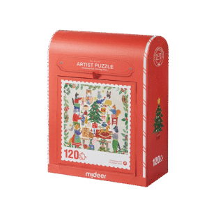 Dėlionė Kalėdų vakaras pašto dėžutėje