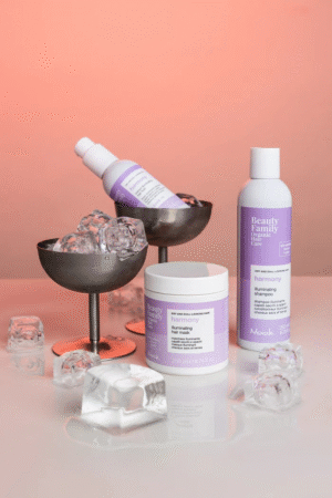 Rinkinys plaukų spindesiui "Švelni paslaptis"