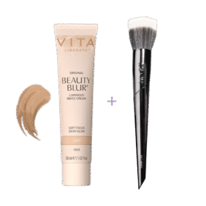 01 | COVER teptukas šlapiems/kreminiams produktams + BEAUTY BLUR momentinio poveikio veido pudra, 30ml