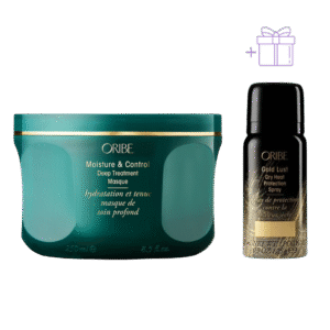 MOISTURE & CONTROL DEEP TREATMENT MASQUE intensyviai drėkinanti kaukė, 250ml  + DOVANŲ ORIBE apsauga nuo karščio